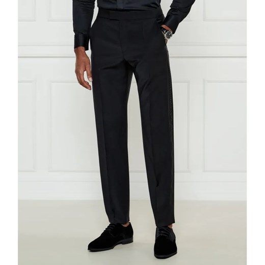 BOSS BLACK Wełniane spodnie Paul Tux | Regular Fit ze sklepu Gomez Fashion Store w kategorii Spodnie męskie - zdjęcie 184505852
