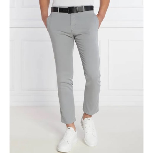 HUGO Spodnie chino David222D | Slim Fit ze sklepu Gomez Fashion Store w kategorii Spodnie męskie - zdjęcie 184505854