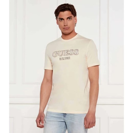 GUESS T-shirt | Slim Fit ze sklepu Gomez Fashion Store w kategorii T-shirty męskie - zdjęcie 184505861