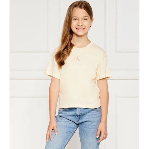 Calvin Klein Jeans T-shirt | Relaxed fit ze sklepu Gomez Fashion Store w kategorii Bluzki dziewczęce - zdjęcie 184506020