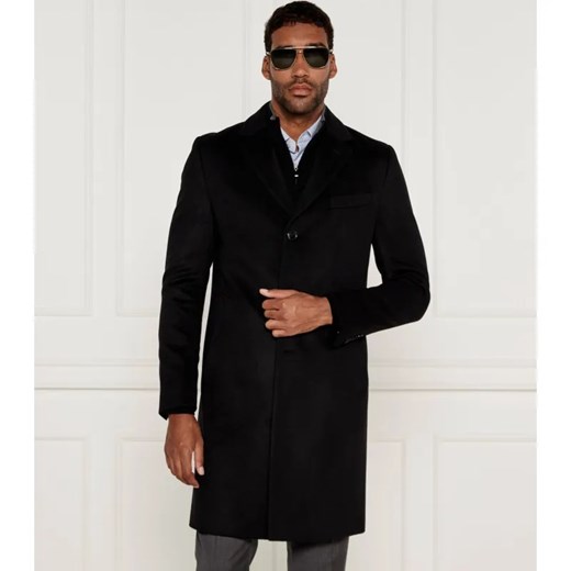 BOSS BLACK Wełniany płaszcz Hyde | z dodatkiem kaszmiru ze sklepu Gomez Fashion Store w kategorii Płaszcze męskie - zdjęcie 184506060