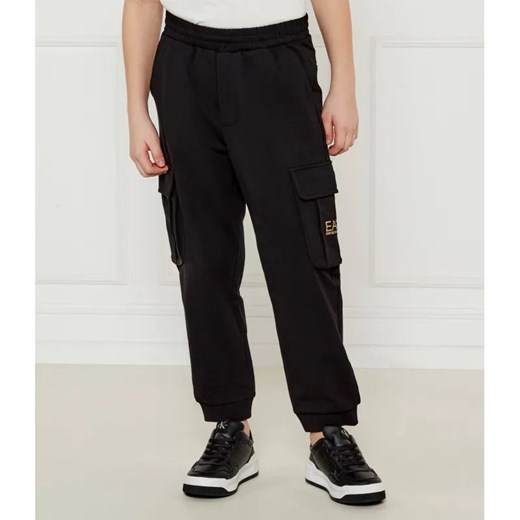 EA7 Spodnie cargo | Regular Fit 140 okazja Gomez Fashion Store