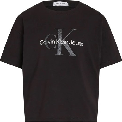 Calvin Klein Jeans T-shirt | Regular Fit ze sklepu Gomez Fashion Store w kategorii Bluzki dziewczęce - zdjęcie 184506134