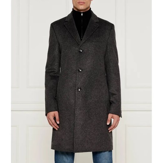 BOSS BLACK Wełniany płaszcz H-Hyde | z dodatkiem kaszmiru ze sklepu Gomez Fashion Store w kategorii Płaszcze męskie - zdjęcie 184506164