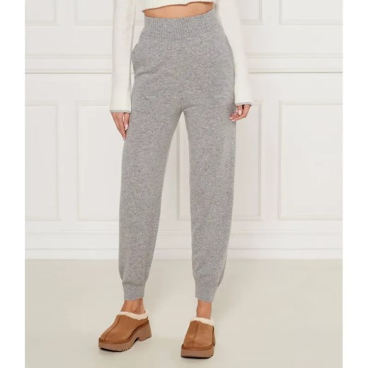 Pinko Wełniane spodnie dzianinowe AUSTRALIAN | Regular Fit | z dodatkiem kaszmiru ze sklepu Gomez Fashion Store w kategorii Spodnie damskie - zdjęcie 184506213