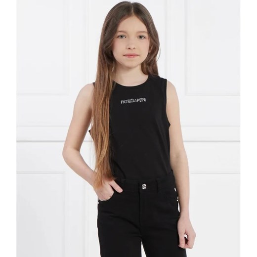 Patrizia Pepe Top | Regular Fit ze sklepu Gomez Fashion Store w kategorii Bluzki dziewczęce - zdjęcie 184506271