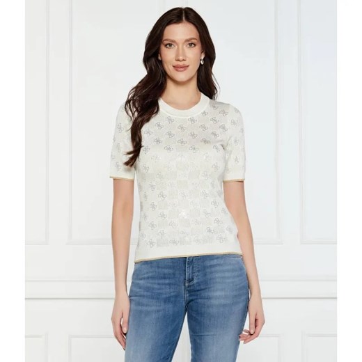 GUESS Sweter ROSIE 4G | Regular Fit ze sklepu Gomez Fashion Store w kategorii Bluzki damskie - zdjęcie 184506281