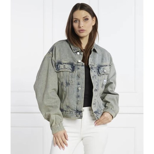 Calvin Klein Jeans Kurtka jeansowa | Oversize fit | denim ze sklepu Gomez Fashion Store w kategorii Kurtki damskie - zdjęcie 184506440