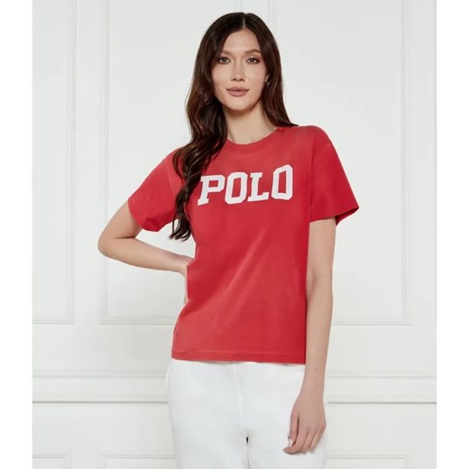 POLO RALPH LAUREN T-shirt | Regular Fit ze sklepu Gomez Fashion Store w kategorii Bluzki damskie - zdjęcie 184506471