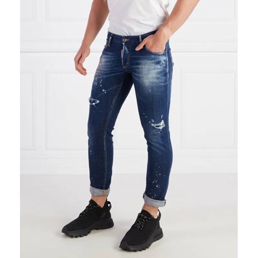 Dsquared2 Jeansy SEXY DEAN JEAN | Slim Fit ze sklepu Gomez Fashion Store w kategorii Jeansy męskie - zdjęcie 184506510