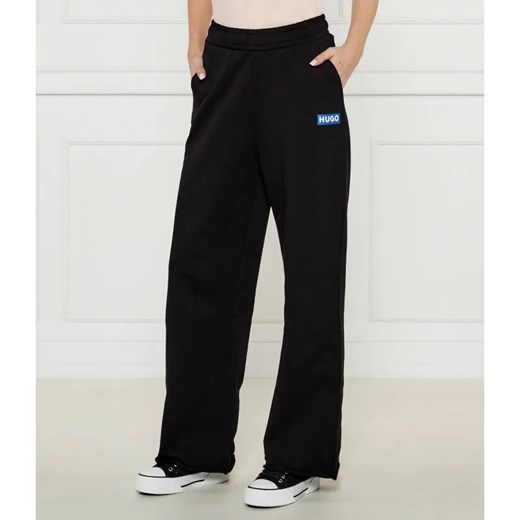 Hugo Blue Spodnie dresowe Straight Jogger_B | Relaxed fit ze sklepu Gomez Fashion Store w kategorii Spodnie damskie - zdjęcie 184506613