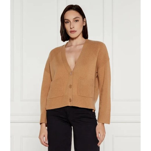Liu Jo Wełniany kardigan | Regular Fit ze sklepu Gomez Fashion Store w kategorii Swetry damskie - zdjęcie 184506704