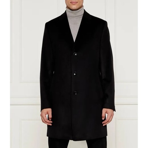 BOSS BLACK Wełniany płaszcz H-Jared | z dodatkiem kaszmiru ze sklepu Gomez Fashion Store w kategorii Płaszcze męskie - zdjęcie 184506753