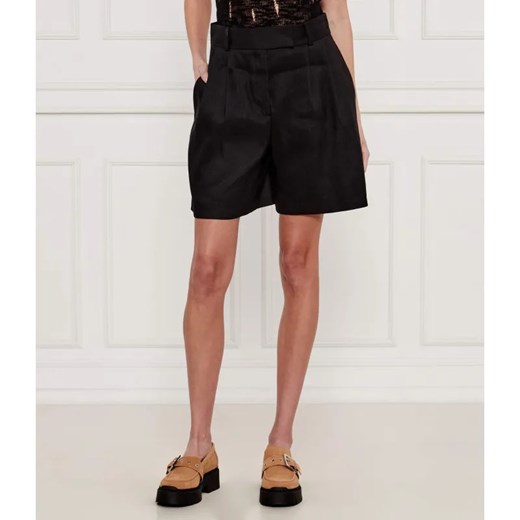 HUGO Lniane szorty Holini | Relaxed fit ze sklepu Gomez Fashion Store w kategorii Szorty - zdjęcie 184506770