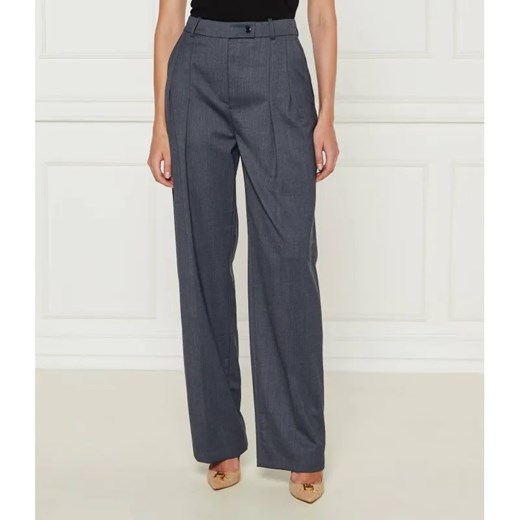 Elisabetta Franchi Spodnie | Regular Fit | z dodatkiem wełny ze sklepu Gomez Fashion Store w kategorii Spodnie damskie - zdjęcie 184506784
