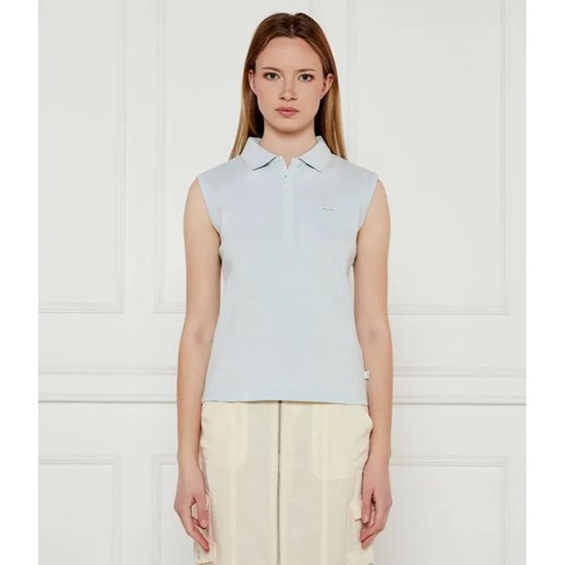 Guess Jeans Polo COLLAR | Slim Fit ze sklepu Gomez Fashion Store w kategorii Bluzki damskie - zdjęcie 184506894