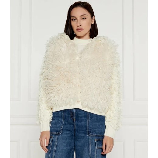 TWINSET Kardigan | Loose fit | z dodatkiem wełny ze sklepu Gomez Fashion Store w kategorii Swetry damskie - zdjęcie 184507073