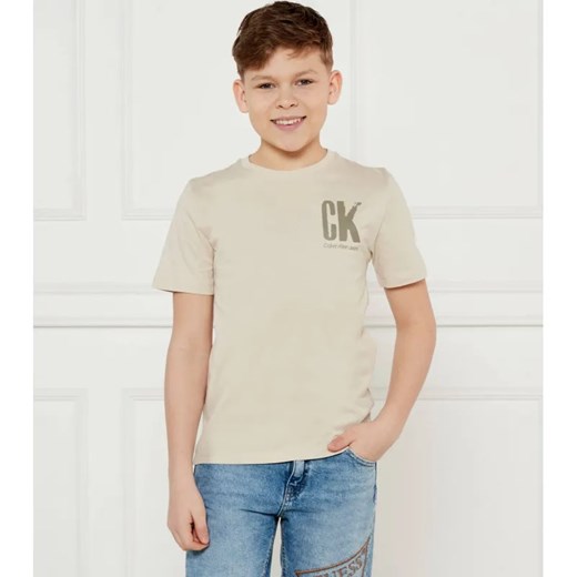 Calvin Klein Jeans T-shirt | Regular Fit ze sklepu Gomez Fashion Store w kategorii T-shirty chłopięce - zdjęcie 184507082