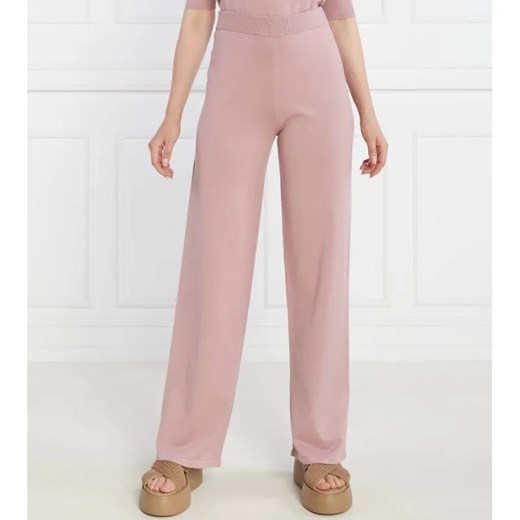 Max Mara Leisure Spodnie dzianinowe GIROTTA | Regular Fit ze sklepu Gomez Fashion Store w kategorii Spodnie damskie - zdjęcie 184507104