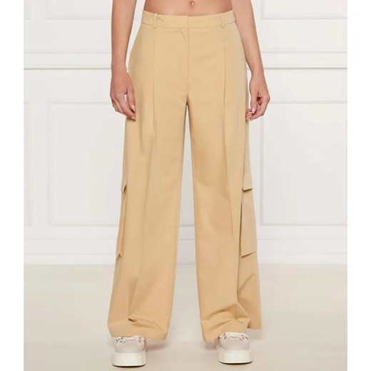 HUGO Spodnie cargo Herota | Loose fit ze sklepu Gomez Fashion Store w kategorii Spodnie damskie - zdjęcie 184507120