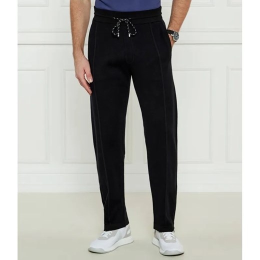 BOSS BLACK Spodnie dresowe H-Donetto | Loose fit | z dodatkiem wełny ze sklepu Gomez Fashion Store w kategorii Spodnie męskie - zdjęcie 184507140