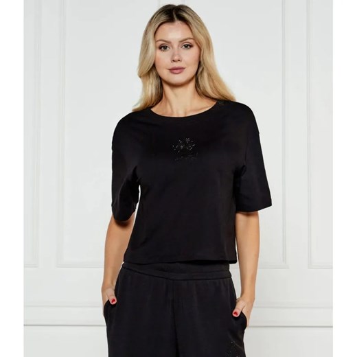 Armani Exchange T-shirt | Cropped Fit ze sklepu Gomez Fashion Store w kategorii Bluzki damskie - zdjęcie 184507190