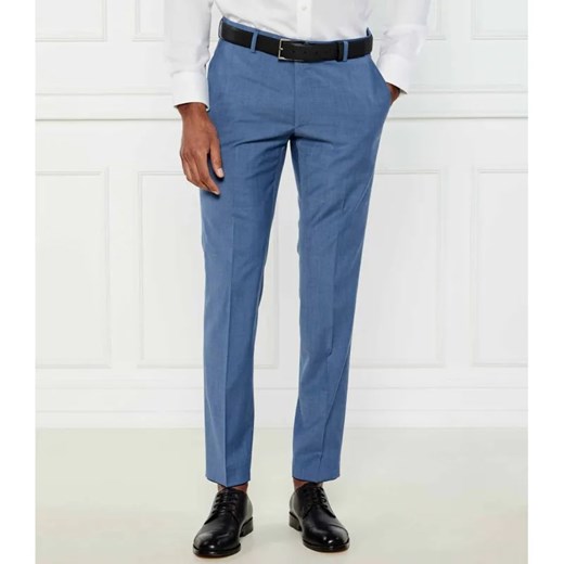 Joop! Wełniane spodnie Blayr-STR12 | Slim Fit ze sklepu Gomez Fashion Store w kategorii Spodnie męskie - zdjęcie 184507231