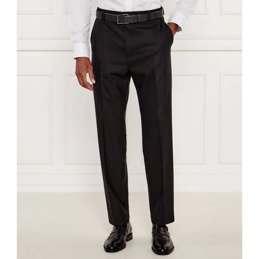 HUGO Wełniane spodnie Teagan231X | Slim Fit ze sklepu Gomez Fashion Store w kategorii Spodnie męskie - zdjęcie 184507254