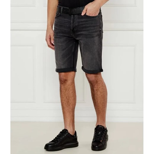 HUGO Jeansowe szorty 634 | Tapered fit 31 okazja Gomez Fashion Store