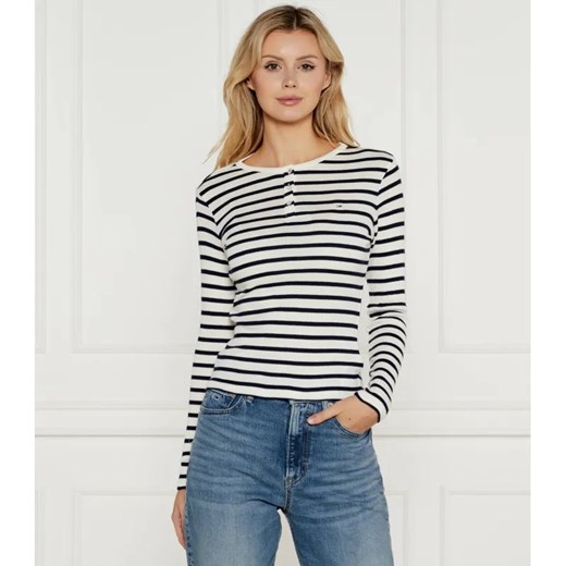 Tommy Jeans Bluzka | Slim Fit ze sklepu Gomez Fashion Store w kategorii Bluzki damskie - zdjęcie 184507323