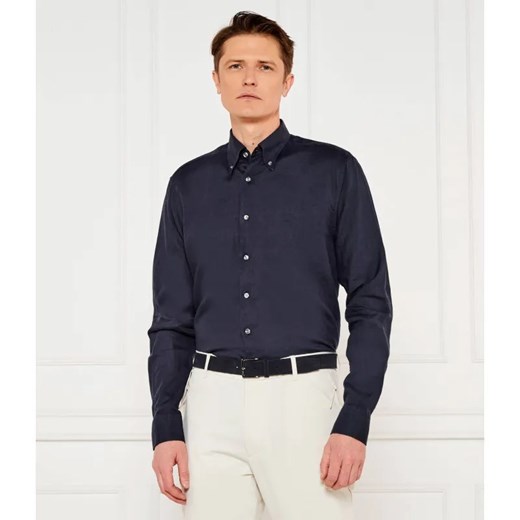 Oscar Jacobson Lniana koszula | Regular Fit ze sklepu Gomez Fashion Store w kategorii Koszule męskie - zdjęcie 184507340