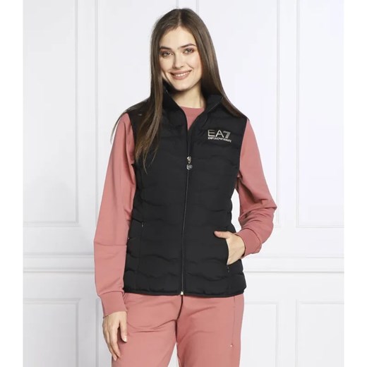 EA7 Bezrękawnik | Regular Fit ze sklepu Gomez Fashion Store w kategorii Kamizelki damskie - zdjęcie 184507362
