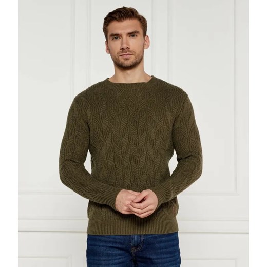 GUESS Sweter EVANDER | Regular Fit | z dodatkiem wełny ze sklepu Gomez Fashion Store w kategorii Swetry męskie - zdjęcie 184507433