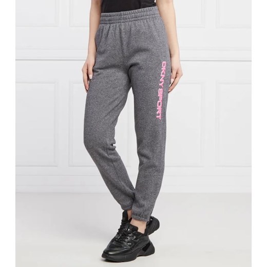 DKNY Sport Spodnie dresowe LAYERED | Regular Fit ze sklepu Gomez Fashion Store w kategorii Spodnie damskie - zdjęcie 184507542