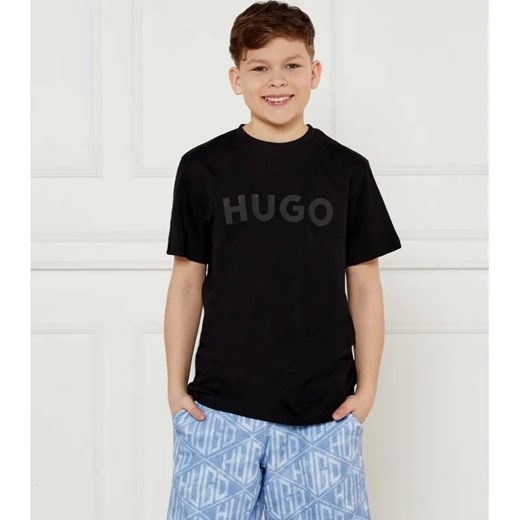HUGO KIDS T-shirt | Regular Fit ze sklepu Gomez Fashion Store w kategorii T-shirty chłopięce - zdjęcie 184507563