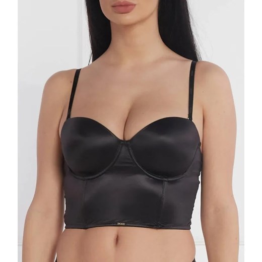 BOSS BLACK Satynowy gorset | Cropped Fit ze sklepu Gomez Fashion Store w kategorii Gorsety - zdjęcie 184507570