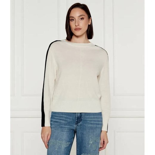 Marc Cain Wełniany sweter | Loose fit | z dodatkiem kaszmiru ze sklepu Gomez Fashion Store w kategorii Swetry damskie - zdjęcie 184507811