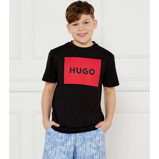 HUGO KIDS T-shirt | Regular Fit ze sklepu Gomez Fashion Store w kategorii T-shirty chłopięce - zdjęcie 184507831