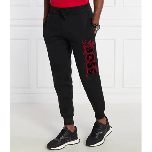 BOSS BLACK Spodnie dresowe Lamont 199_LNY | Regular Fit ze sklepu Gomez Fashion Store w kategorii Spodnie męskie - zdjęcie 184507840