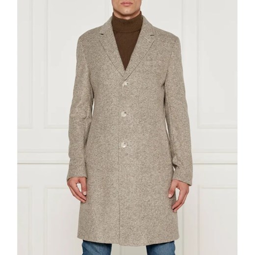 BOSS BLACK Płaszcz H-Hyde | z dodatkiem wełny ze sklepu Gomez Fashion Store w kategorii Płaszcze męskie - zdjęcie 184507980