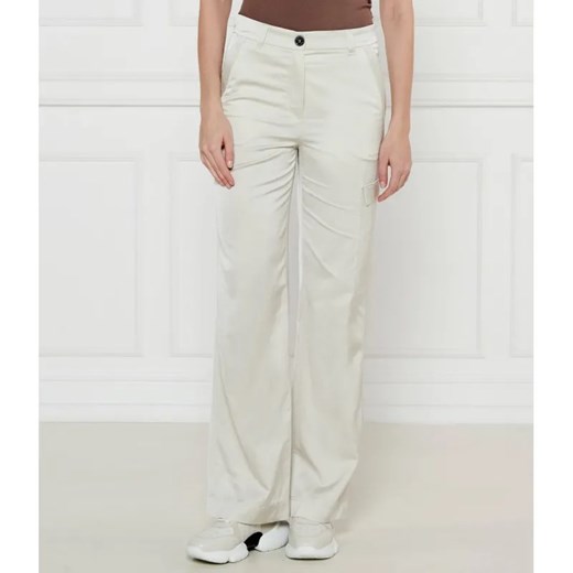 Marc Cain Spodnie WIGAN | Loose fit | high waist ze sklepu Gomez Fashion Store w kategorii Spodnie damskie - zdjęcie 184507983