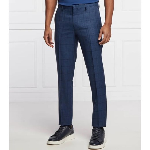 HUGO Wełniane spodnie Getlin212 | Slim Fit ze sklepu Gomez Fashion Store w kategorii Spodnie męskie - zdjęcie 184508053