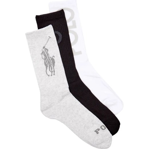 POLO RALPH LAUREN Skarpety 3-pack TONAL POLO-CREW ze sklepu Gomez Fashion Store w kategorii Skarpetki damskie - zdjęcie 184508064
