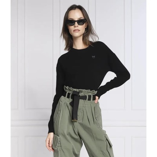 Pinko Kaszmirowy sweter Frisbi | Regular Fit Pinko M okazja Gomez Fashion Store