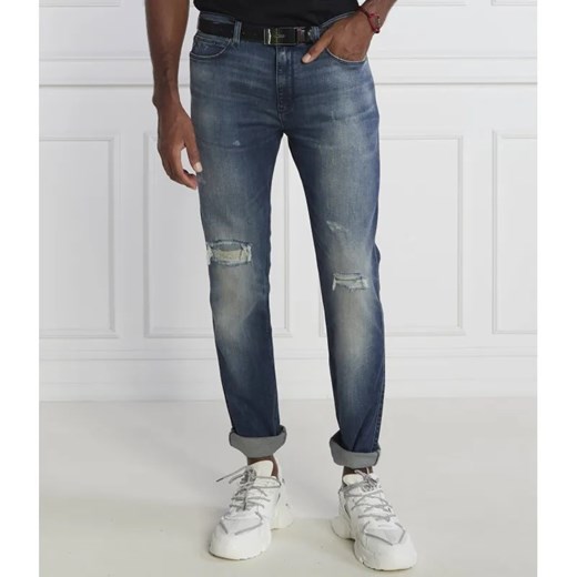 HUGO Jeansy HUGO 708 | Slim Fit ze sklepu Gomez Fashion Store w kategorii Jeansy męskie - zdjęcie 184508292