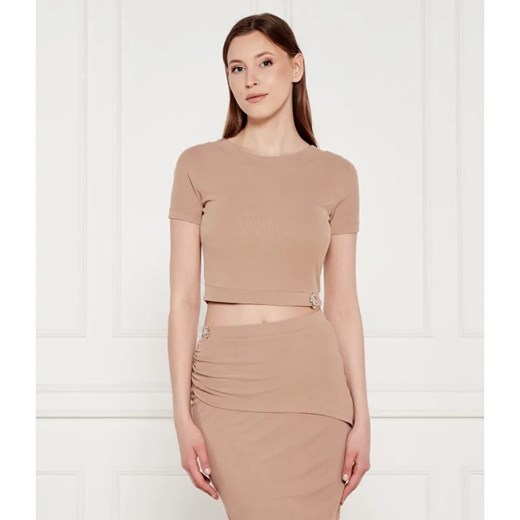 GUESS T-shirt PRISCA | Cropped Fit ze sklepu Gomez Fashion Store w kategorii Bluzki damskie - zdjęcie 184508313