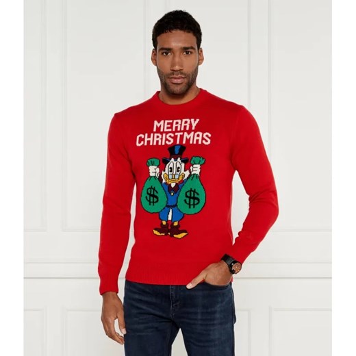 ST.Barth Sweter HERON ST. BARTH x DISNEY | Regular Fit | z dodatkiem wełny i kaszmiru ze sklepu Gomez Fashion Store w kategorii Swetry męskie - zdjęcie 184508351
