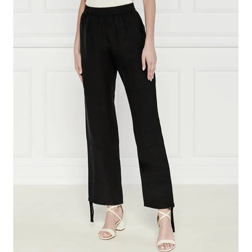 Samsøe Samsøe Spodnie SAGIRA | Regular Fit | z dodatkiem lnu ze sklepu Gomez Fashion Store w kategorii Spodnie damskie - zdjęcie 184508444