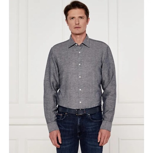 BOSS BLACK Lniana koszula C-HAL-kent-C3-223 | Casual fit ze sklepu Gomez Fashion Store w kategorii Koszule męskie - zdjęcie 184508592