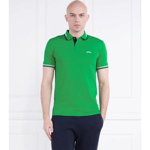 BOSS GREEN Polo Paul Curved | Slim Fit | stretch XXL wyprzedaż Gomez Fashion Store